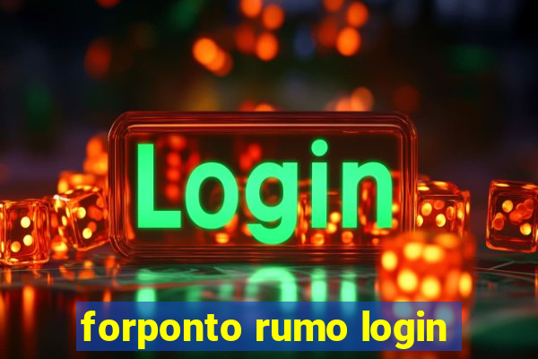 forponto rumo login